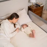 MoMi Lexi Plus XL zaštitna ograda za krevet Beige - Слика 7