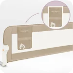 MoMi Lexi Plus zaštitna ograda za krevet Beige - Слика 6