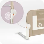 MoMi Lexi Plus zaštitna ograda za krevet Beige - Слика 5