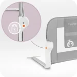 MoMi Lexi Plus zaštitna ograda za krevet Grey - Слика 5