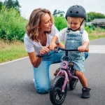 MoMi Mimi kaciga za decu Mat Black - Слика 6