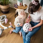 MoMi Mimi kaciga za decu Mat Grey - Слика 7