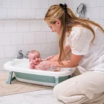 MoMi Nata sklopiva kadica za bebe Green - Слика 11