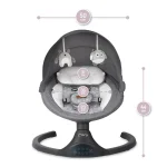 MoMi Kenani njihalica za bebe Dark Grey, 0-9kg - Слика 10