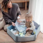 MoMi podloga za igru sa gimnastikom i lopticama Pastel - Слика 8