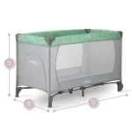 MoMi prenosivi krevetac Belove Green-Grey 1 Nivo - Слика 12