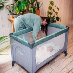 MoMi prenosivi krevetac Belove Grey 1 Nivo - Слика 8