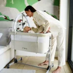 MoMi Revo kolevka za bebe Beige, 0m+ - Слика 15