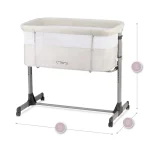 MoMi Revo kolevka za bebe Beige, 0m+ - Слика 11