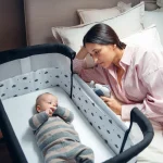 MoMi Revo kolevka za bebe Dark Grey, 0m+ - Слика 15