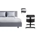 MoMi Revo kolevka za bebe Dark Grey, 0m+ - Слика 11