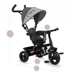 MoMi Iris tricikl za decu Grey, 9m+ - Слика 7