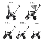 MoMi Iris tricikl za decu Pink, 9m+ - Слика 6