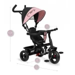 MoMi Iris tricikl za decu Pink, 9m+ - Слика 4