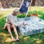 MoMi Zawi podloga za bebe - Puzzle od pene Grey - Слика 12