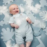 MoMi Zawi podloga za bebe - Puzzle od pene Grey - Слика 11