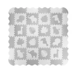 MoMi Zawi podloga za bebe - Puzzle od pene Grey - Слика 2