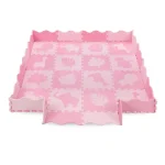 MoMi Zawi podloga za bebe - Puzzle od pene Pink - Слика 3