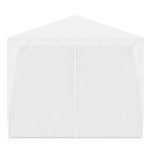 Beli Paviljon Party 9x3m sa Stranicama - Слика 4