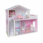 Drvena kucica za lutke 6 delova - Слика 2