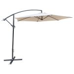 Viseći aluminijumski suncobran 300 cm bež - Слика 2