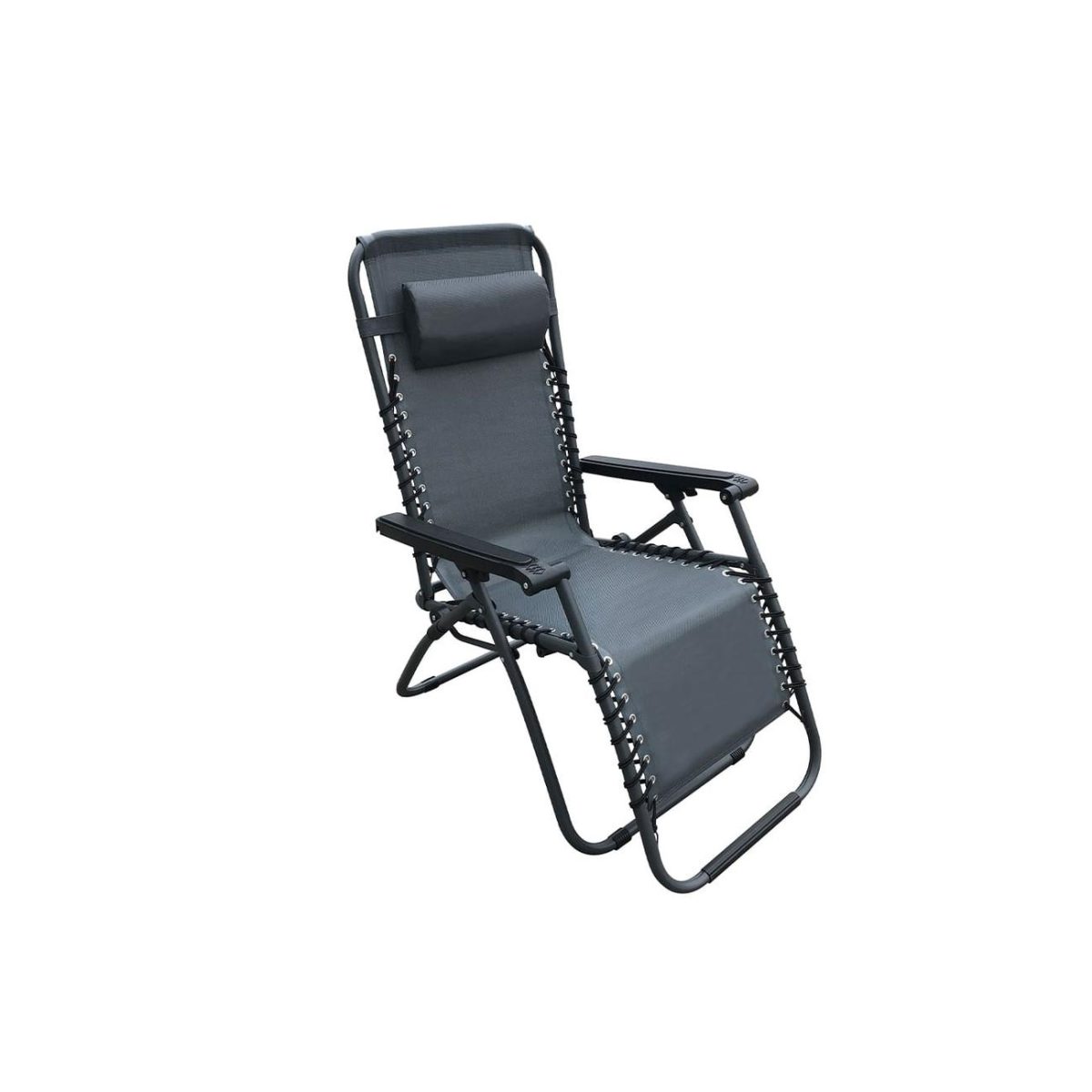 32-690000-2 Stolica-ležaljka 162x64x110 cm, siva - Слика 2