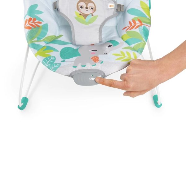 KIDS II BRIGHT STARTS LEZALJKA SA VIBRACIJOM - RAIN FOREST VIBES ™ 12227