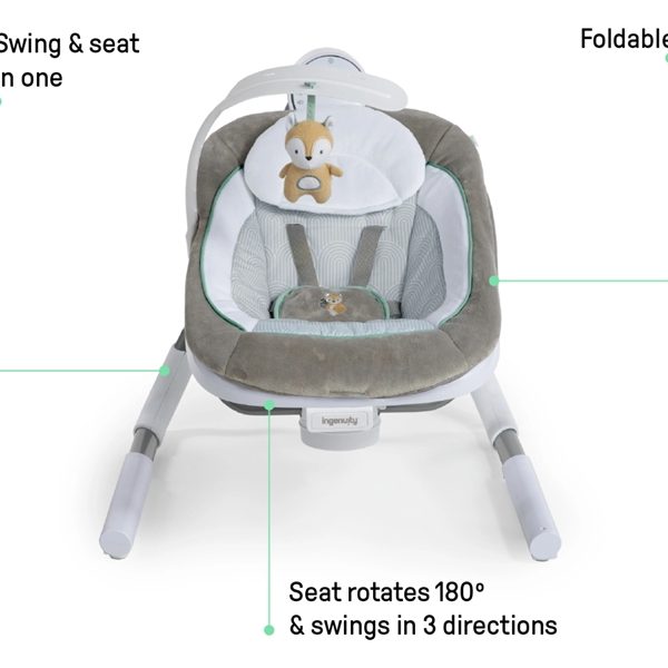 KIDS II INGENUITY LJULJASKA ANYWAY SWAY™  - RAY™ 0-9M (MAX 9KG)12584