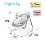 KIDS II INGENUITY LJULJASKA ANYWAY SWAY™  - RAY™ 0-9M (MAX 9KG)12584 - Слика 2