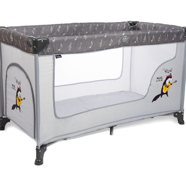 BBO PRENOSIVI KREVET (BK-065) 1 NIVO DREAM&PLAY - GREY