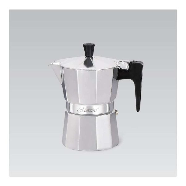 Maestro mr1666-6bk Moka pot 6 šoljica crna 300ml