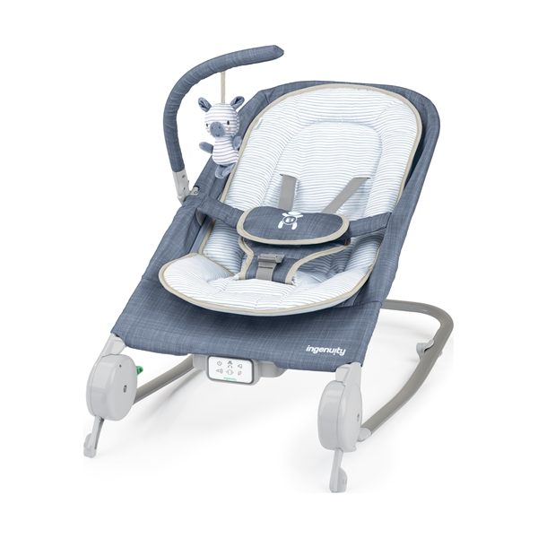 KIDS II INGENUITY LEZALJKA HAPPY BELLY™ CHAMBRAY 0-6m (SA MASAZEROM ZA GRCEVE)