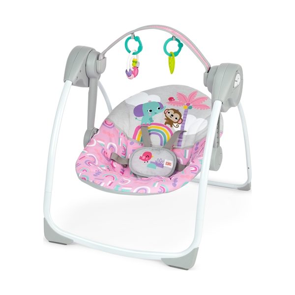 KIDS II INGENUITY LJULJASKA - PINK PARADISE™ 0-9M