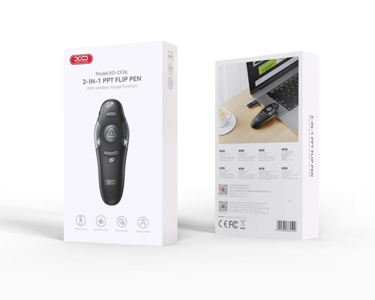 XO Power Point Presenter i Miš 2u1 CF26 - Слика 5