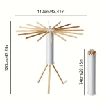 SuperHome Sušilica za Veš Bambus KBM-001 - Слика 2