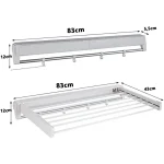 SuperHome Sklopiva Sušilica za Veš WS-D4-80G - Слика 3