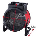 CAMRY CR7743 GREJALICA SA KERAMIČKIM GREJAČIMA I METALNIM KUĆIŠTEM 2400W - Слика 2