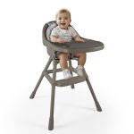 Stolica za hranjenje siva 075697