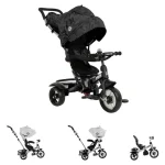 Kikka Boo Alonsy tricikl za decu Black Camouflage, 18m+ - Слика 2