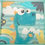 Kikka Boo Enjoy ogradica za bebe Dino Mint - Слика 4