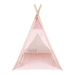 Kikka Boo House drveni šator sa prostirkom Pink, 0m+ - Слика 3