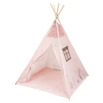 Kikka Boo House drveni šator sa prostirkom Pink, 0m+ - Слика 2