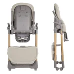 Kikka Boo Olive Wood hranilica za bebe Beige, 6m+ - Слика 3