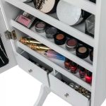 Ormar za Šminku sa Ogledalom i LED Osvetljenjem 156x41x37 - Слика 2