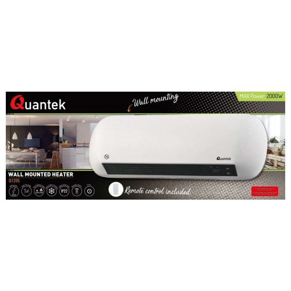 QUANTEK Q1205 ZIDNA GERJALICA SA TAJMEROM 2000W IP22 ZAŠTITA