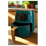 QUANTEK Q1301GR AIR FRYER SA TAJMEROM LCD 6L 1600W ZELENA - Слика 2