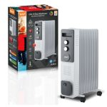 RAF R.0938 ULJNI RADIJATOR SA VENTILATOROM 9 REBARA BELO/SIVI 2400W - Слика 2