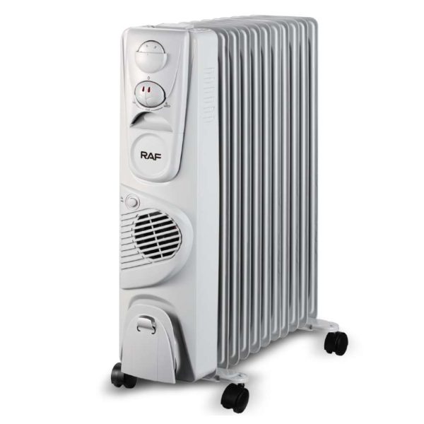 RAF R131W ULJNI RADIJATOR SA VENTILATOROM 11 REBARA BELI 2900W