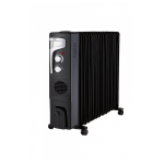 RAF R329B ULJNI RADIJATOR SA VENTILATOROM 13 REBARA CRNI 2900W - Слика 3