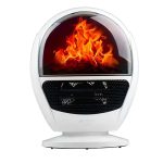 RAF R600 MINI KERAMIČKA GREJLICA SA EFEKTOM KAMINA BELA 1500W - Слика 2